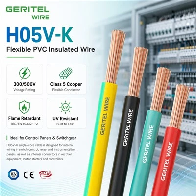 Notranji kabel za ožičenje – EN 50525-2-31 Fleksibilna PVC rešitev